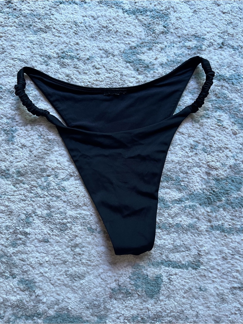 Black High-Cut Bikini Bottom